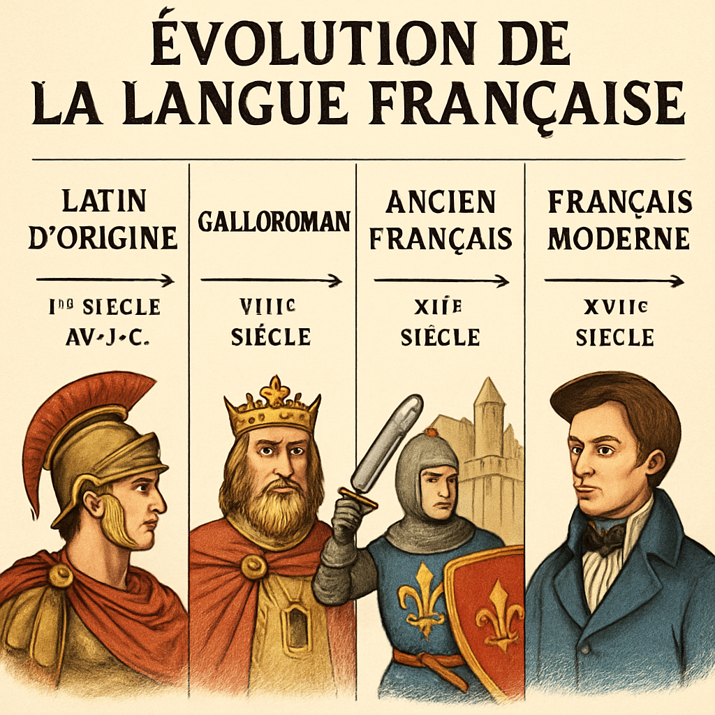 Historical evolution of the French language